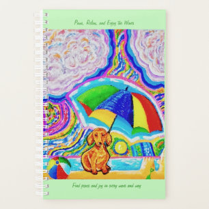 Agenda Vibrant Beach Dog Planner