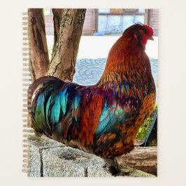 Agenda Vibrant Rooster Personalizado Planner