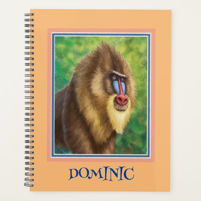 Agenda Vida silvestre de la jungla/Mandrill (Anverso)