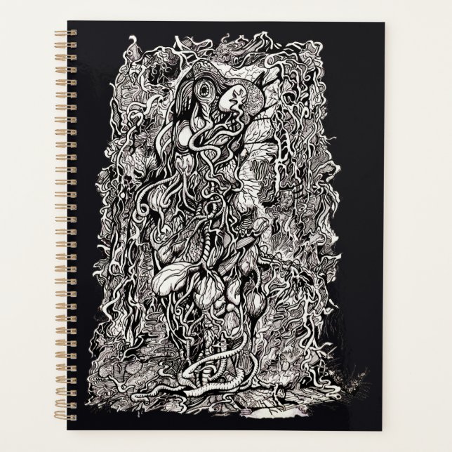 Agenda Vida Sin Piel por Brian Benson  (Anverso)