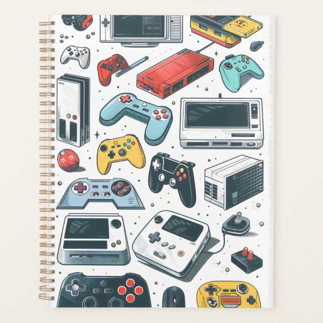 Agenda Videojuegos retro (Anverso)