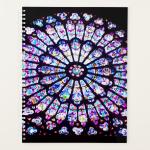 Agenda Vidrio teñido de Notre Dame de París - La ventan