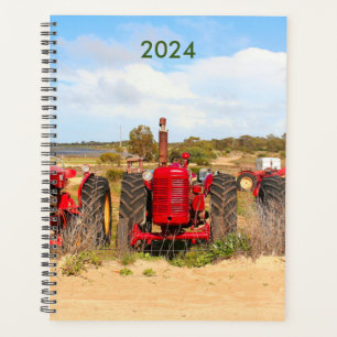 Agenda Viejos tractores maquinaria agrícola de planificac