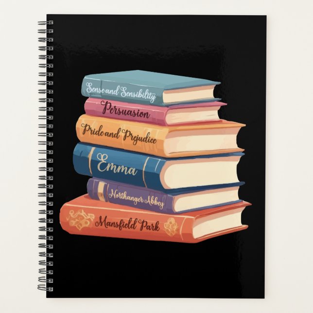 Agenda VII Novelas de Jane Austen (Anverso)