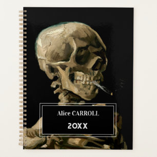 Agenda Vincent van Gogh - Calavera con cigarrillo en llam