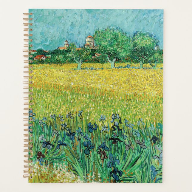 Agenda Vincent van Gogh - Campo con irlandeses cerca de A (Anverso)