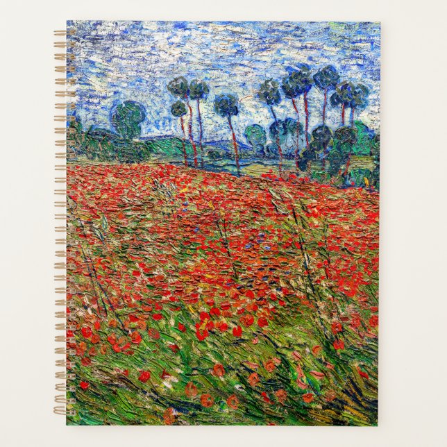Agenda Vincent van Gogh - Campo de amapola (Anverso)