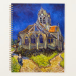 Agenda Vincent van Gogh - La Iglesia de Auvers<br><div class="desc">Iglesia de Auvers / l'Eglise à Auvers-sur-oise por Vincent Van Gogh en 1890</div>