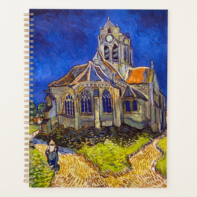 Agenda Vincent van Gogh - La Iglesia de Auvers (Anverso)