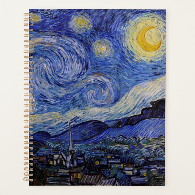 Agenda Vincent Van Gogh - La noche estrellada (Anverso)