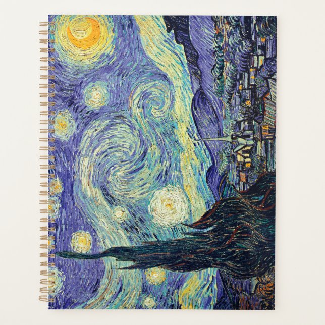 Agenda Vincent Van Gogh La Noche Starry (Anverso)
