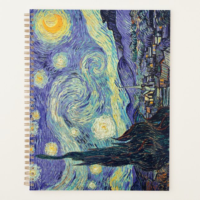 Agenda Vincent Van Gogh La Noche Starry (Anverso)
