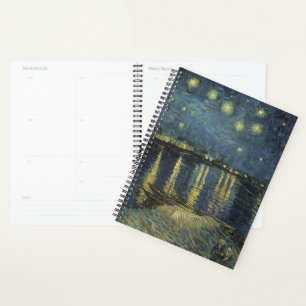 Agenda Vincent van Gogh   Noche estrellada sobre el Ródan