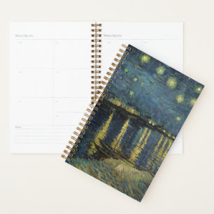Agenda Vincent van Gogh   Noche estrellada sobre el Ródan
