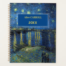 Agenda Vincent van Gogh - Noche estrellada sobre el Ródan