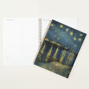 Agenda Vincent van Gogh   Noche estrellada sobre el Ródan