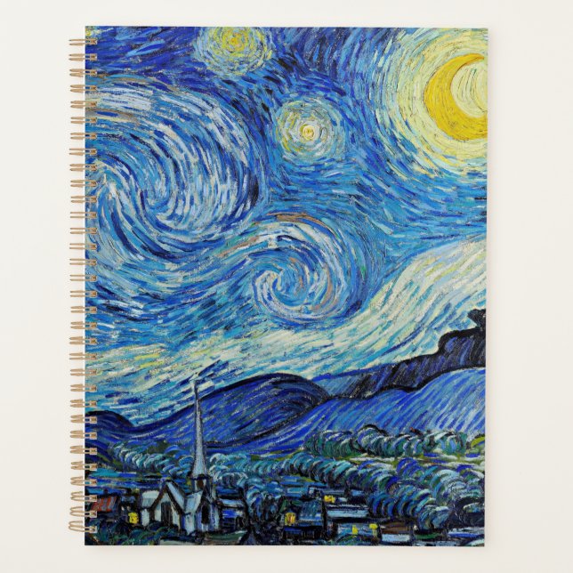 Agenda Vincent van Gogh, Noche Starry (Anverso)