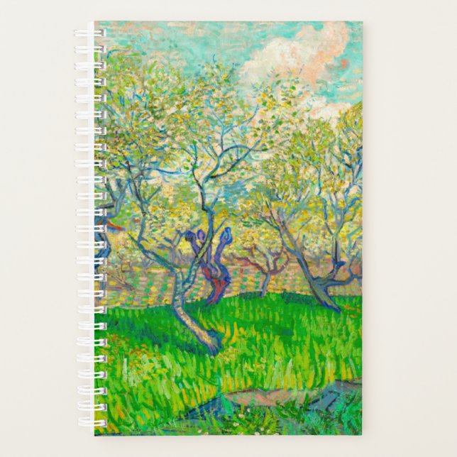 Agenda Vincent van Gogh Orchard en Blossom (Anverso)