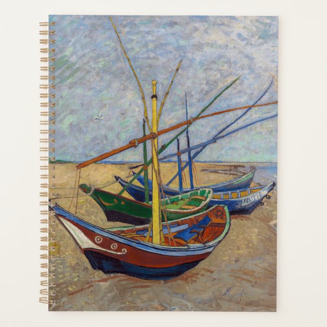 Agenda Vincent van Gogh - Pescadores en la playa (Anverso)