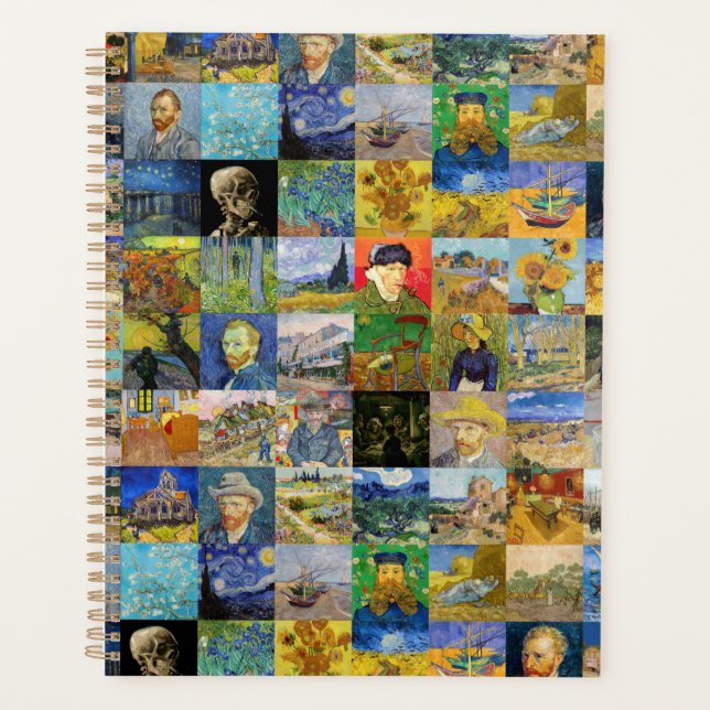 Agenda Vincent van Gogh - Piquetas maestras del mosaico (Anverso)