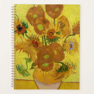Agenda Vincent van Gogh - Vase con quince girasoles