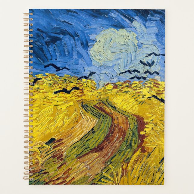 Agenda Vincent van Gogh - Wheatfield con cuervos (Anverso)
