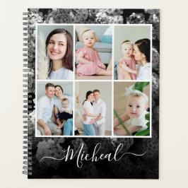 Agenda Viñeta Black & White Personalizada Mensual Journal