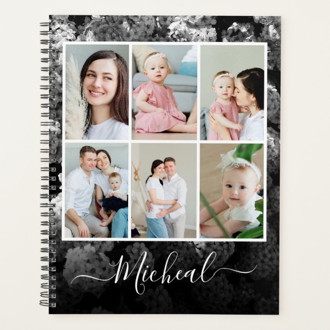 Agenda Viñeta Black & White Personalizada Mensual Journal (Anverso)