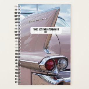 Agenda Viñeta rosa Cadillac
