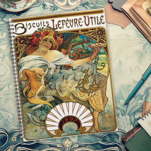 Agenda Vintage Art Nouveau Poster Design (Subido por el creador)