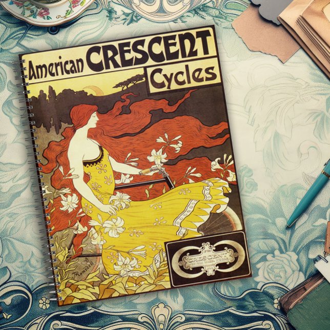 Agenda Vintage Art Nouveau Poster Design (Subido por el creador)