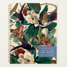 Vintage Birds with Magnolia 2025 Day Planner