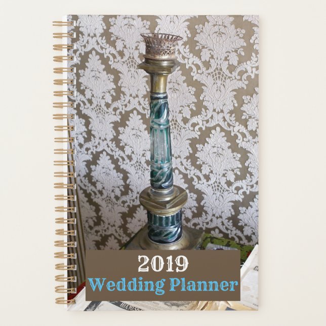 Agenda Vintage blue glass (Anverso)