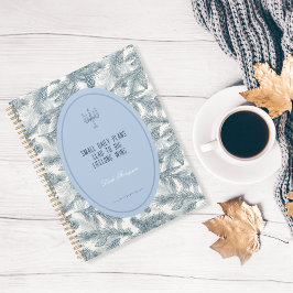 Agenda Vintage Blue Pine Botanical Planner