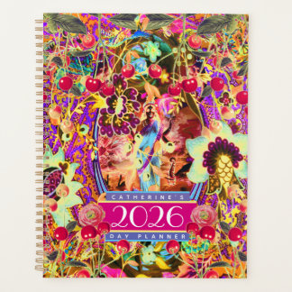 Agenda Vintage Bohemian Goddess Neon 2026 Day Planner