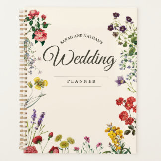 Agenda Vintage Botanical Flower Wedner