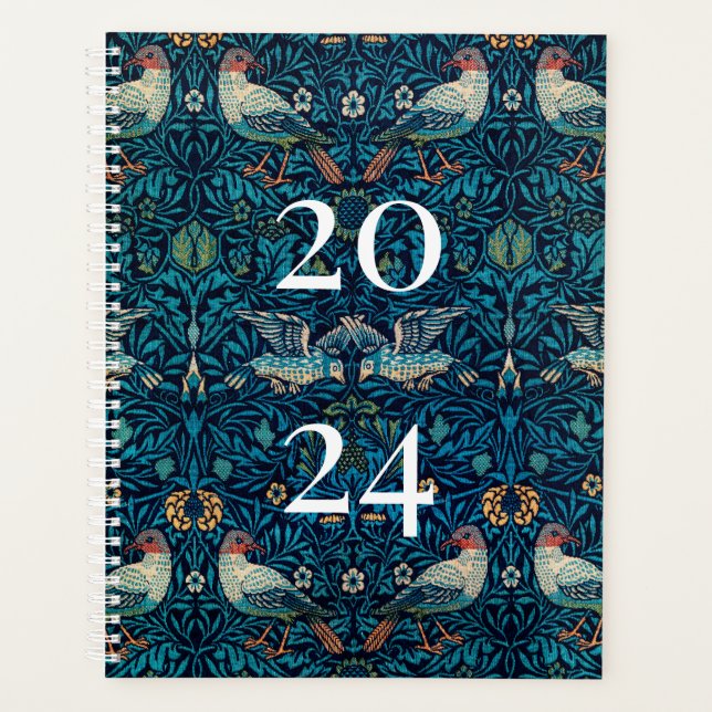 Agenda Vintage Christmas, William Morris (Anverso)