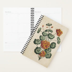 Agenda Vintage Colchones Botánicos Florales Dobles
