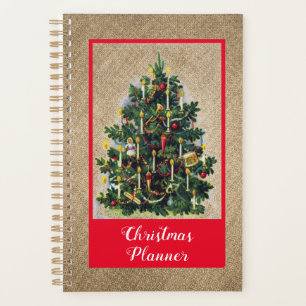 Agenda Vintage Country Christmas Tree Planner