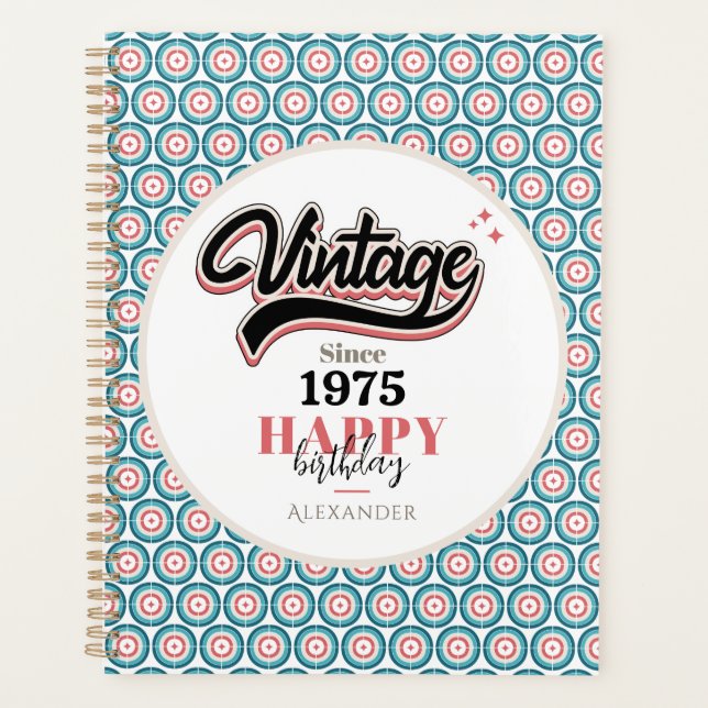 Agenda Vintage desde 1975
