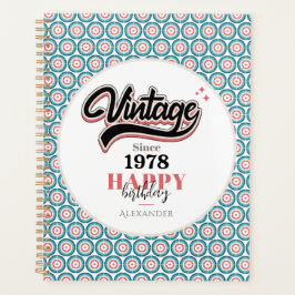 Agenda Vintage desde 1978