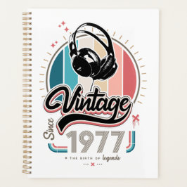 Agenda Vintage desde audífonos de 1977