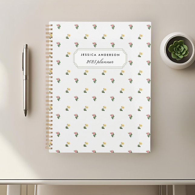 Agenda Vintage Floral Planner (Subido por el creador)