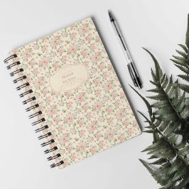 Agenda Vintage Floral Watercolor Prayer Journal Planner