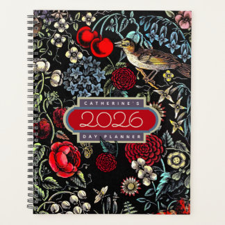 Agenda Vintage Flower Garden 2026 Day Planner