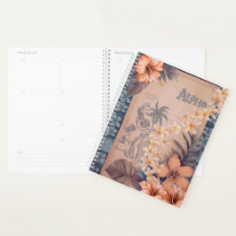 Agenda Vintage Hawaii: Wakiki Hula Planner