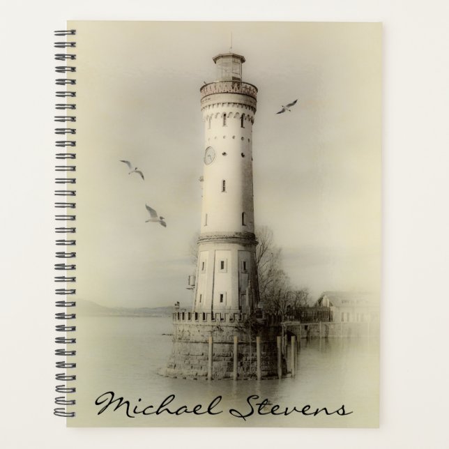 Agenda Vintage Lighthouse Planner (Anverso)
