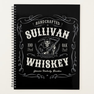 Agenda Vintage Liquor AÑADIR NOMBRE Old Grim Reaper Whkey
