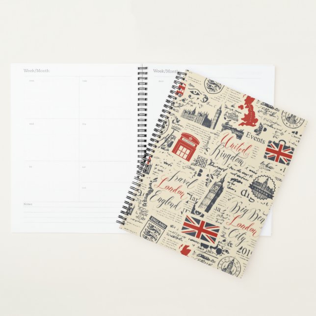 Agenda Vintage London Planner (Demostración)