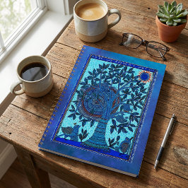 Agenda Vintage retro flower design Planner